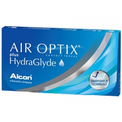 Air Optix Plus HydraGlyde 6 szt + krople gratis